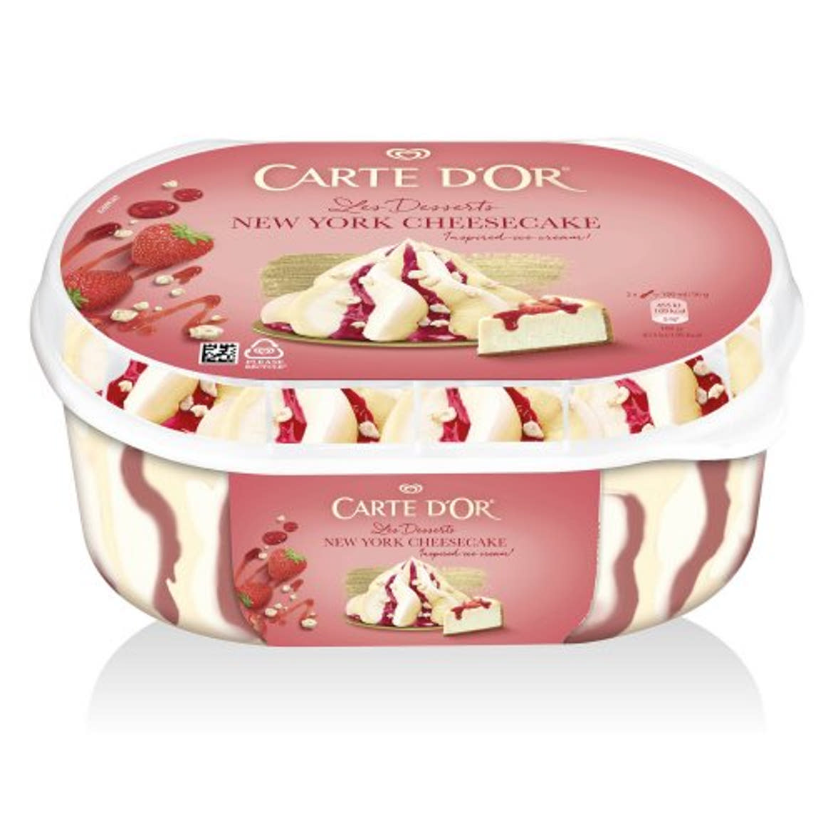 CARTED'OR, Jégkrém válogatás New York CheeseCake, gyorsfagyasztott, 825 ml