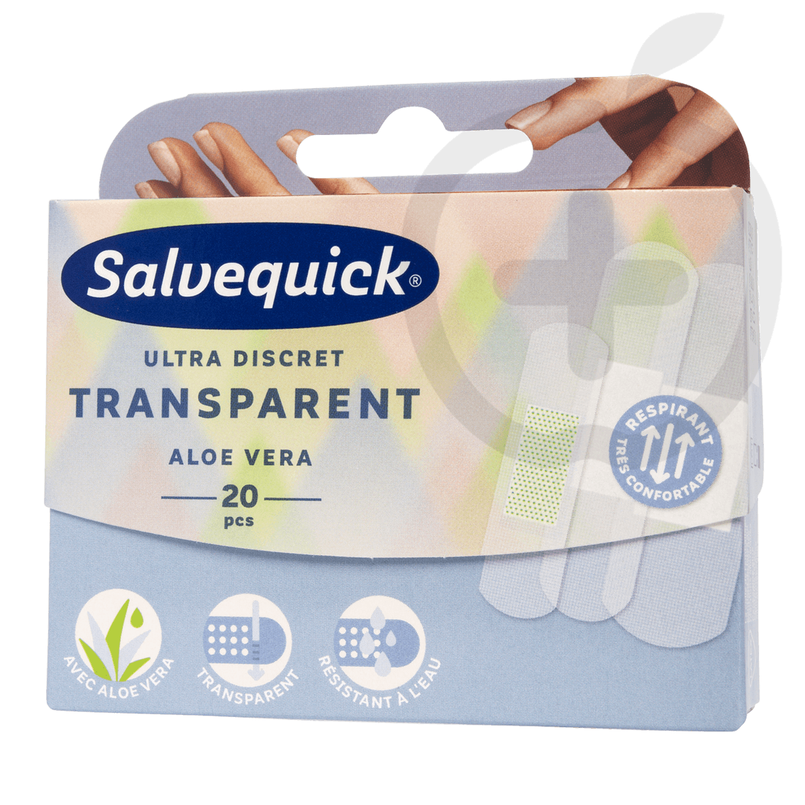 Salvequick Transparent Aloe Vera átlátszó és diszkrét ragtapasz
