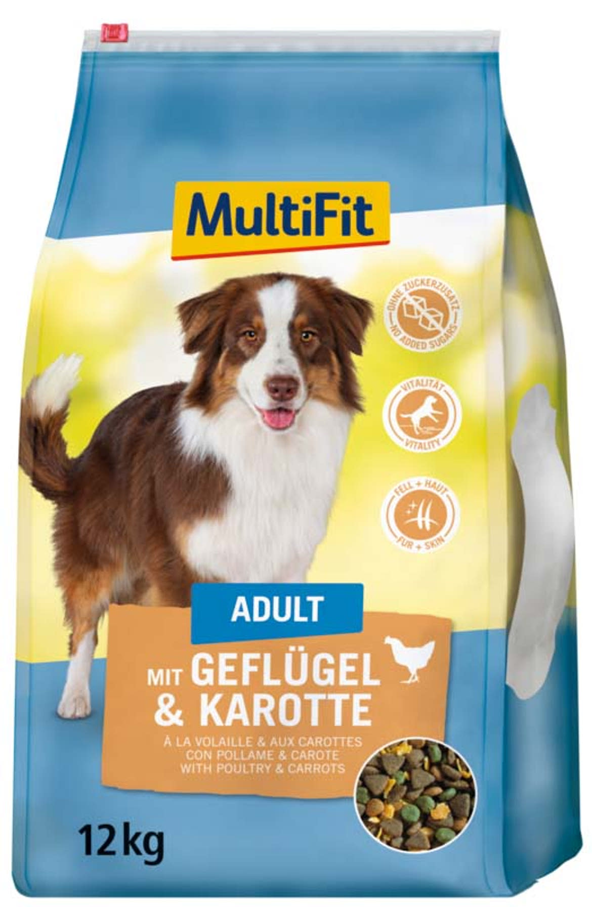 MultiFit kutya szárazeledel adult szárnyas