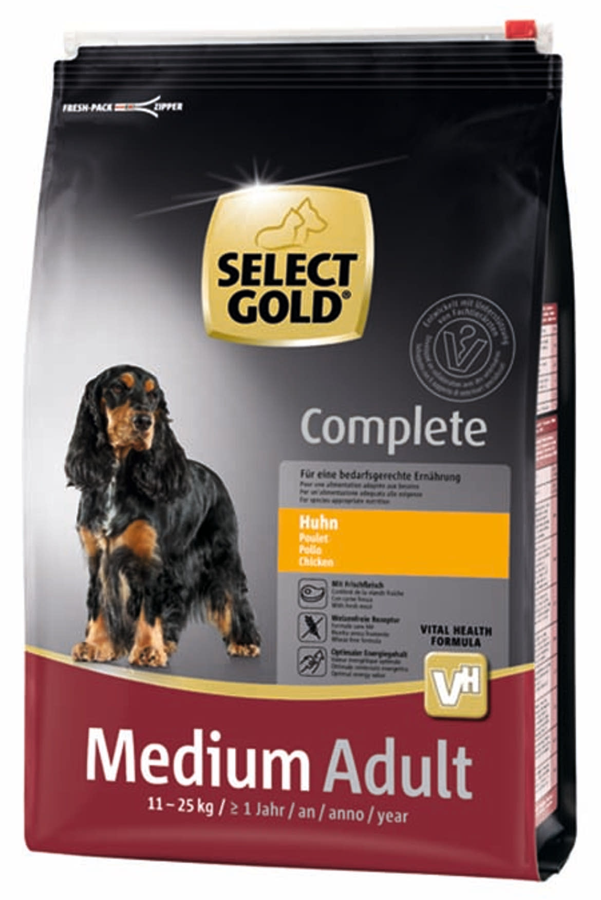 SELECT GOLD Complete kutya szárazeledel medium adult csirke