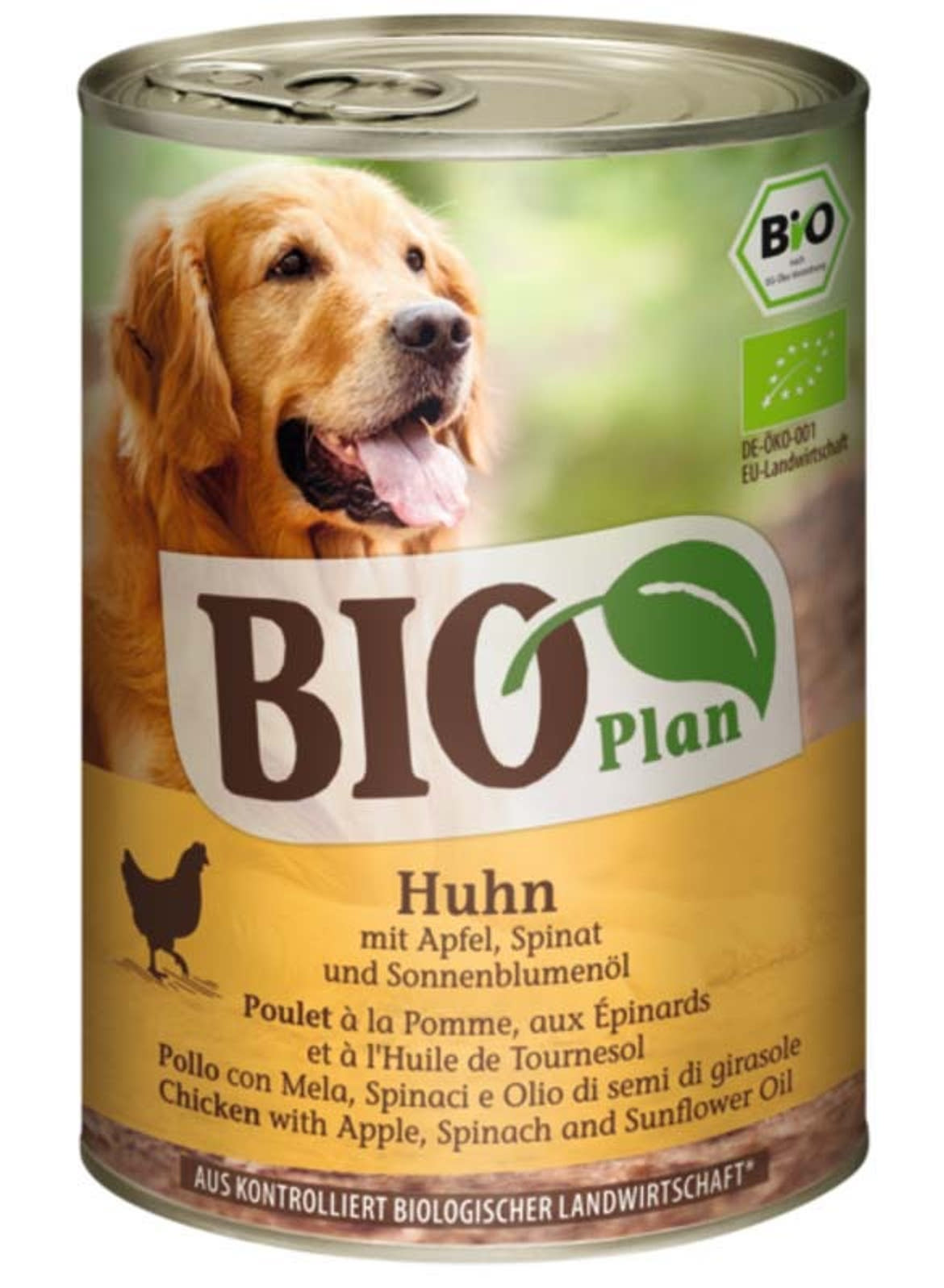 BioPlan kutya konzerv adult csirke& alma