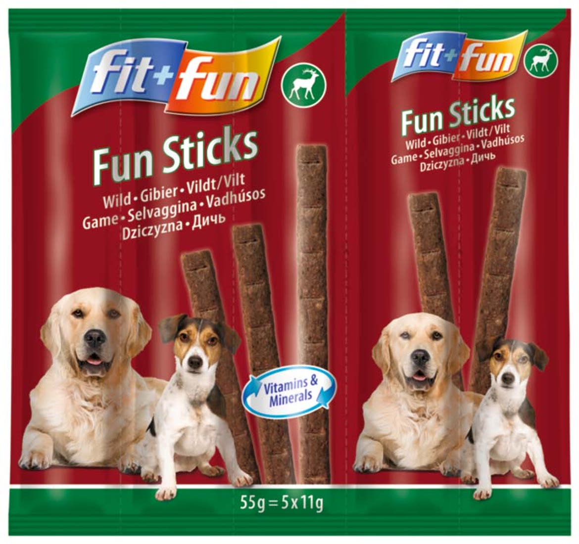 Fit+Fun Fun Sticks kutya jutalomfalat vad