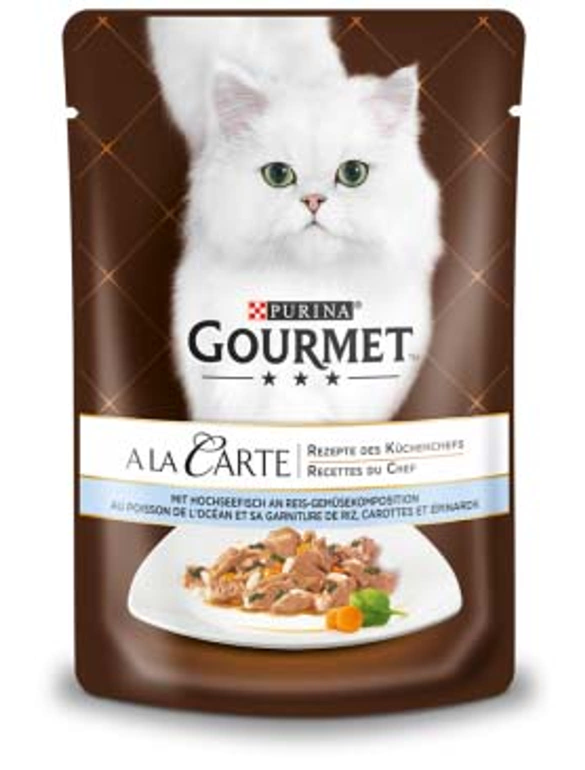 Gourmet A la Carte macska tasak hal