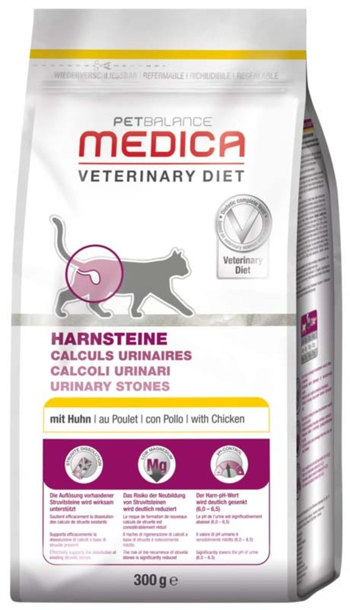 PetBalance Medica száraz macskaeledel húgykő elleni csirke