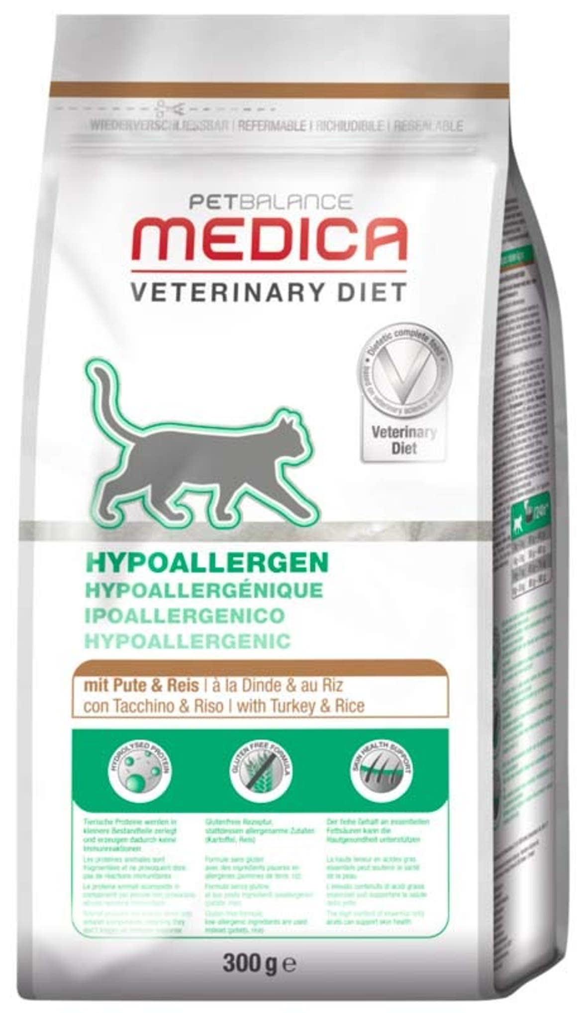 PetBalance Medica száraz macskaeledel hipoallergén pulyka
