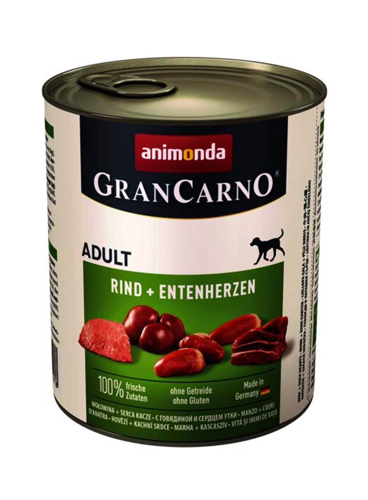 Gran Carno kutya konzerv adult marha&kacsaszív