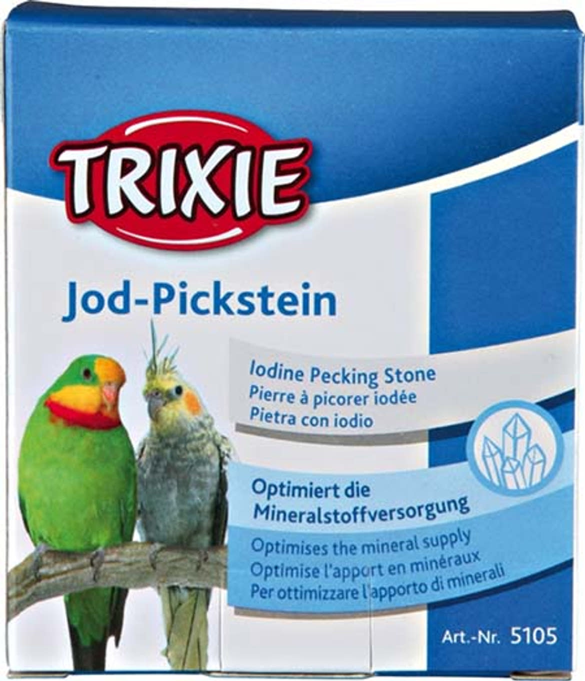 TRIXIE madár csőr koptató jódos