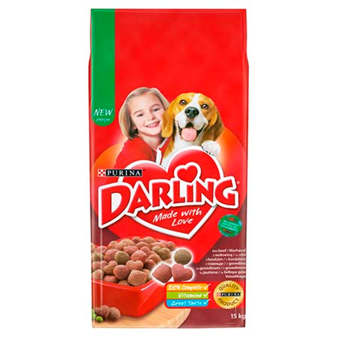 Darling kutya szárazeledel hús& zöldség