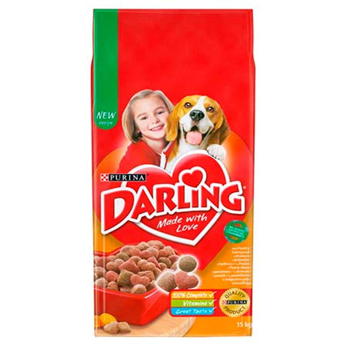 Darling kutya szárazeledel szárnyas& zöldség