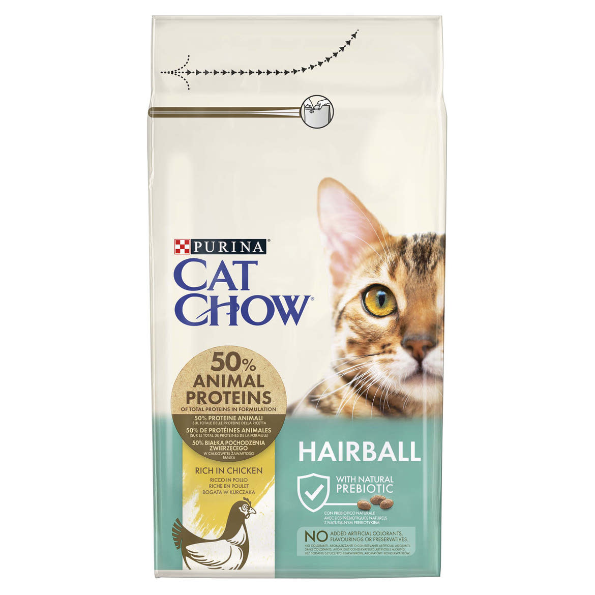 Cat Chow  száraz macskaeledel adult hairball
