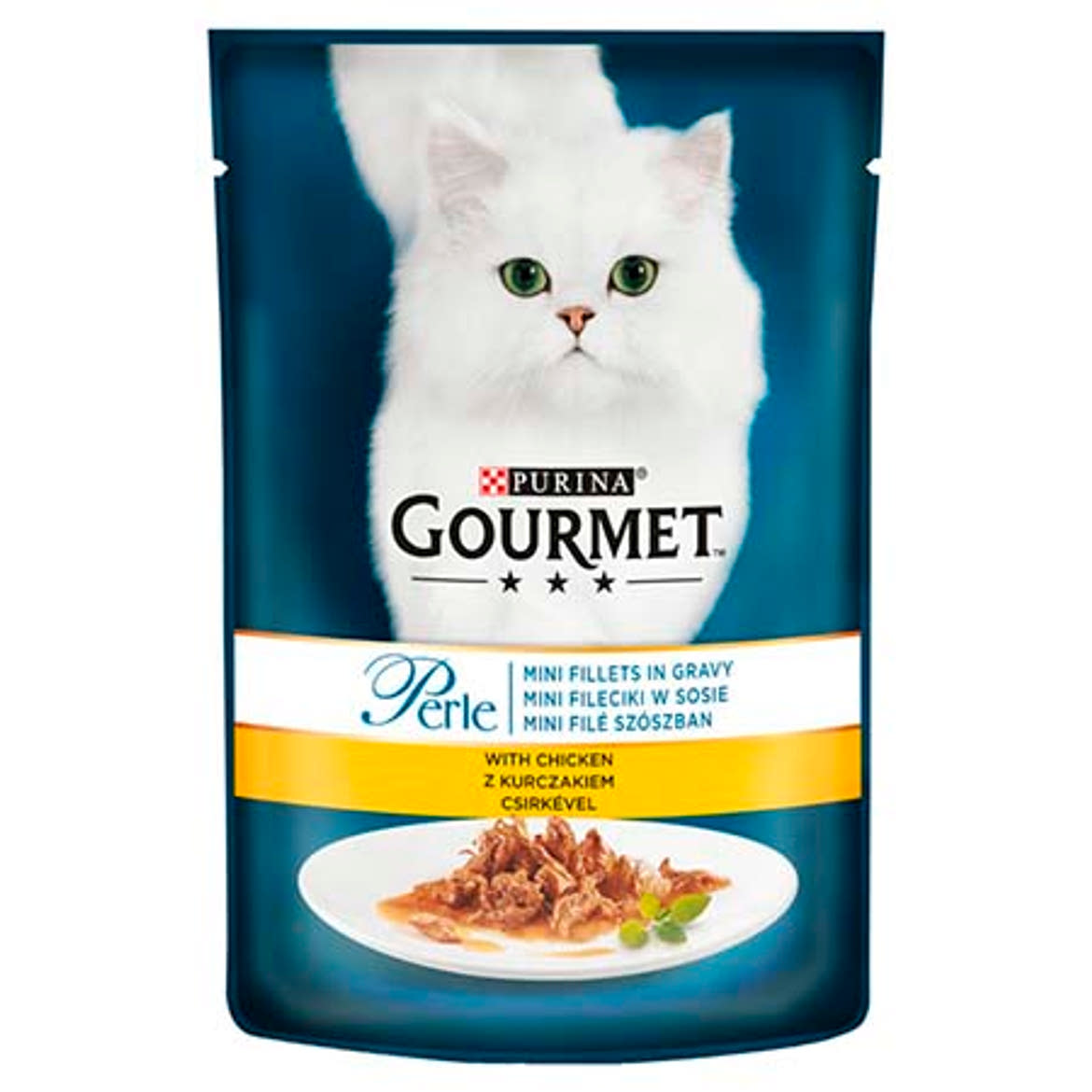 Gourmet Perle macska tasak grill csirke