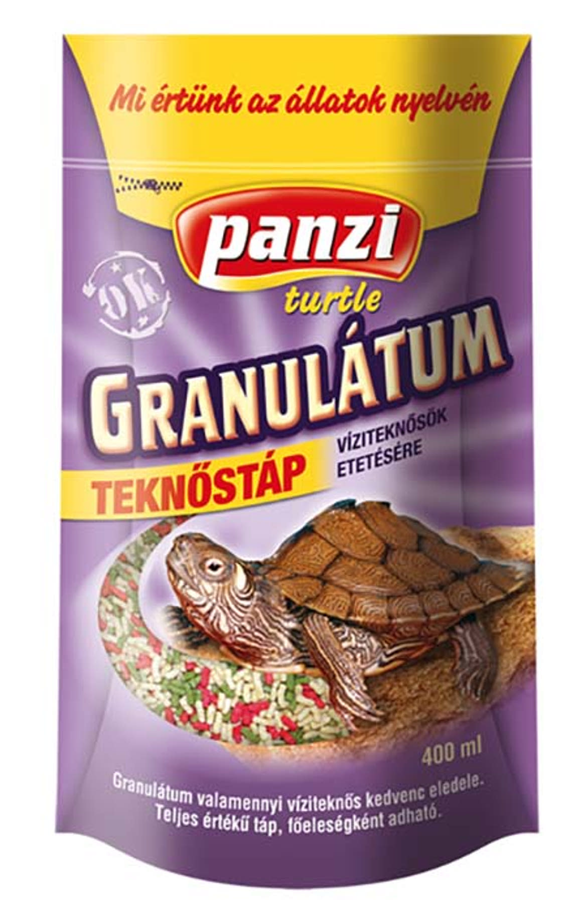 Panzi eledel teknősöknek granulátum