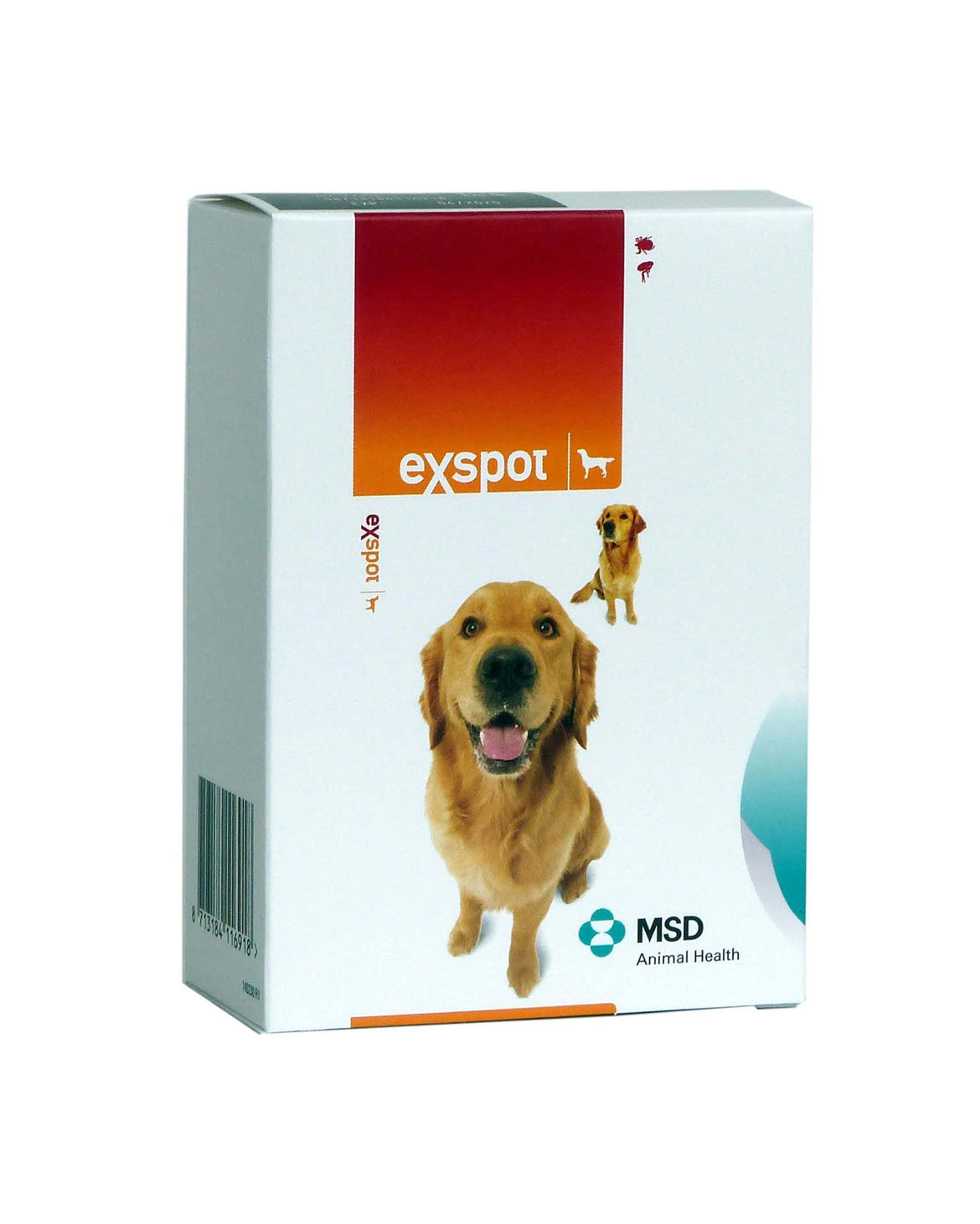 Exspot kullancs és bolha elleni spot on 6x1ml