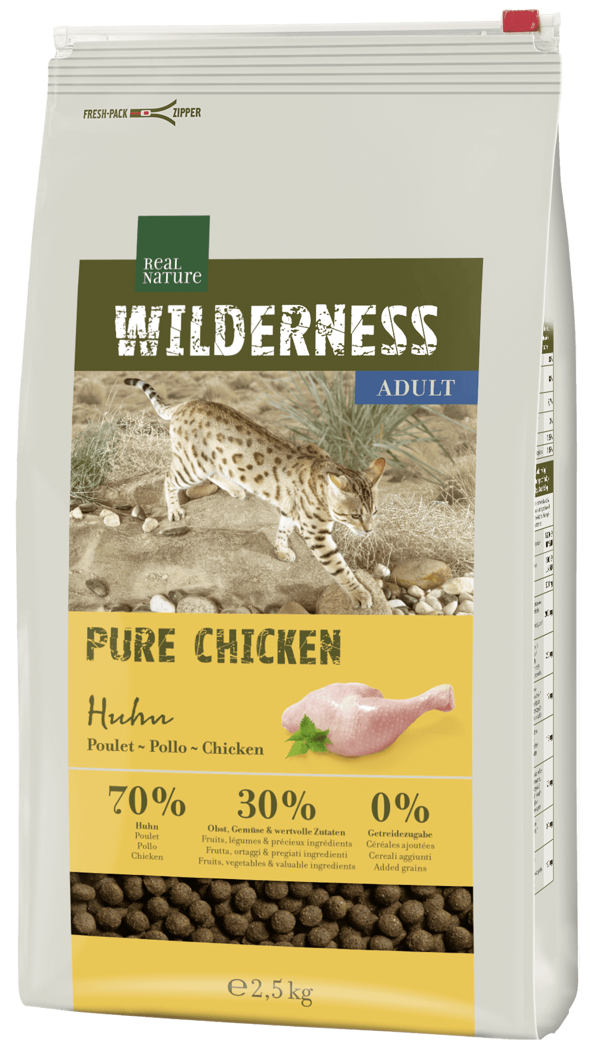 Real Nature Wilderness Pure Chicken száraz macskaeledel adult csirke