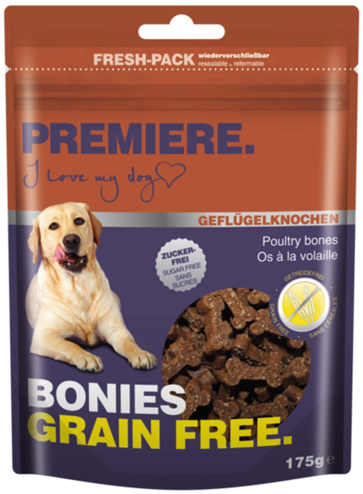 Premiere Bonies Grain Free kutya jutalomfalat szárnyas