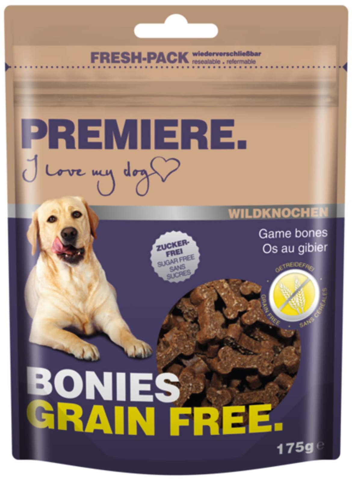 Premiere Bonies Grain Free kutya jutalomfalat vad