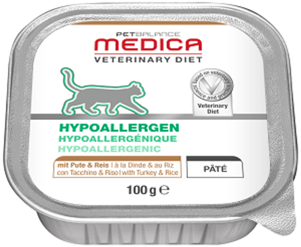 PetBalance Medica macska tálka hipoallergén pulyka&rizs