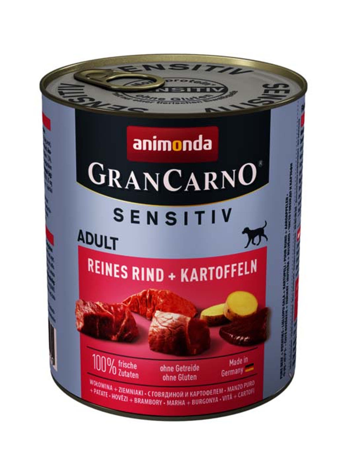 Gran Carno kutya konzerv sensitive marha&burgonya