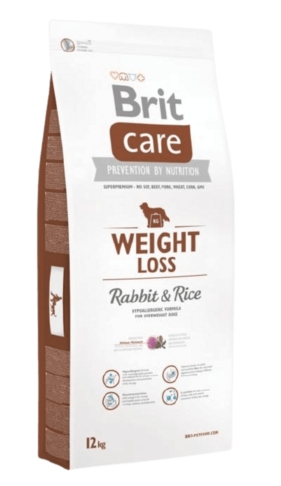 BRIT Care Weight Loss száraz kutyaeledel nyúl