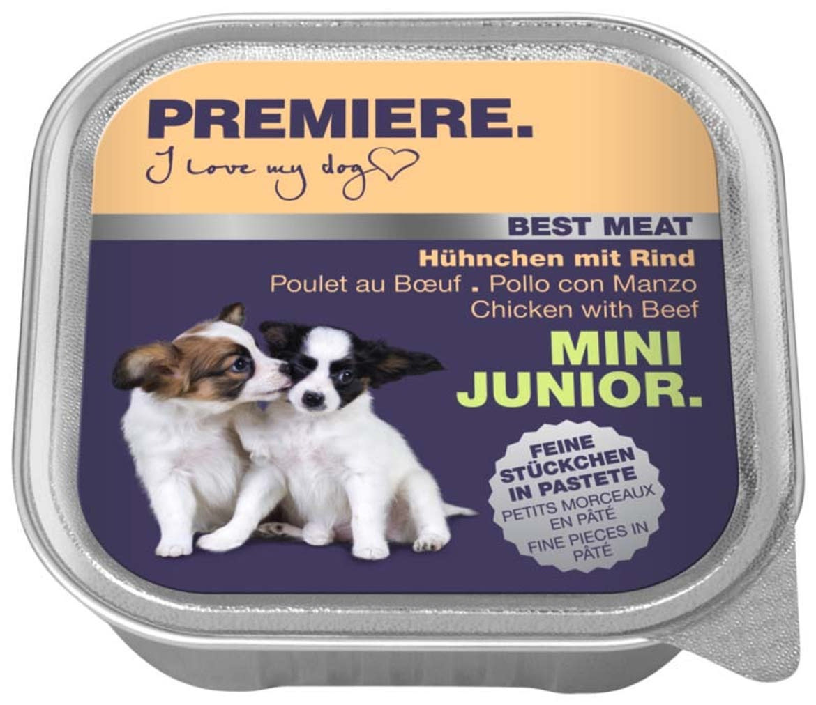 Premiere Best Meat kutya tálka junior csirke&marha