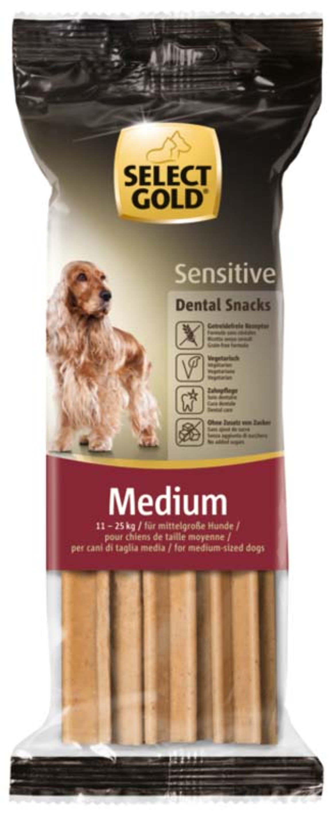 Select Gold Sensitive Dental Snacks kutya jutalomfalat medium