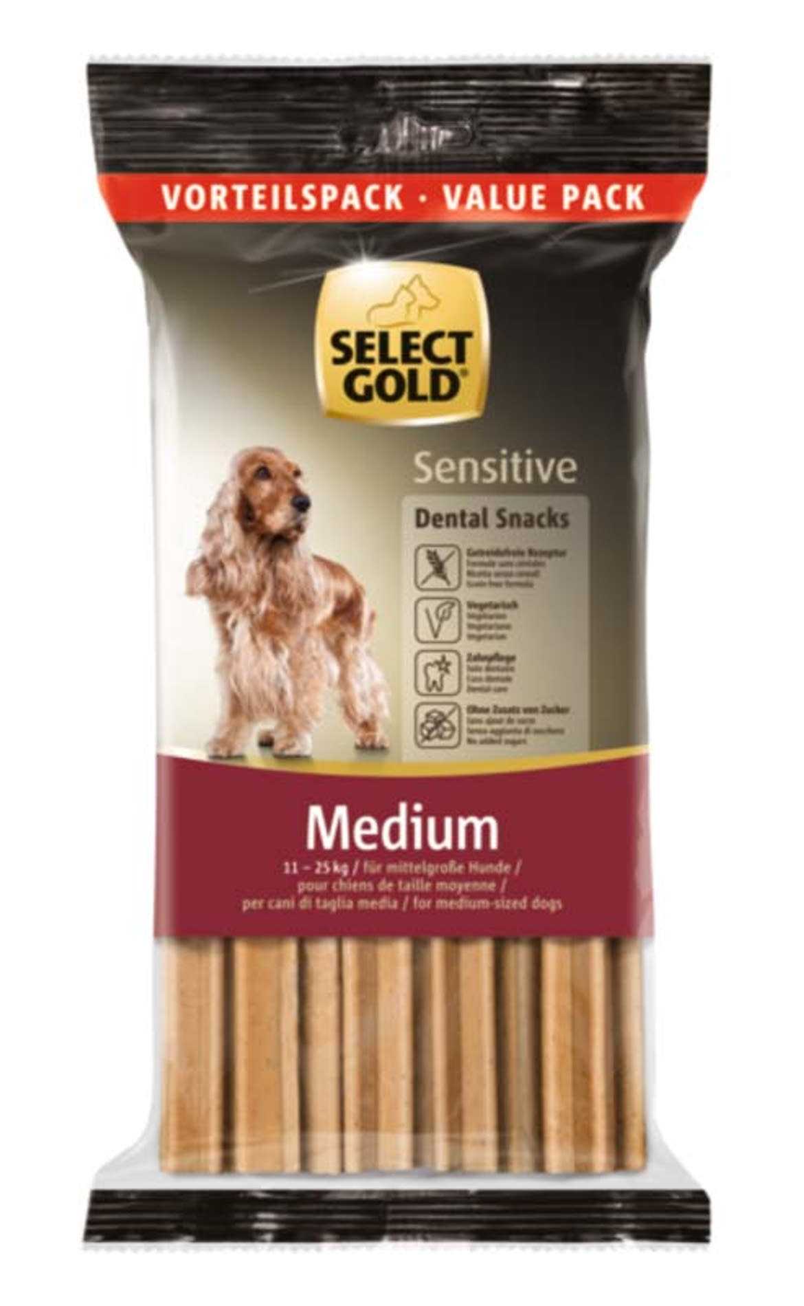 Select Gold Sensitive Dental Snacks kutya jutalomfalat MP medium