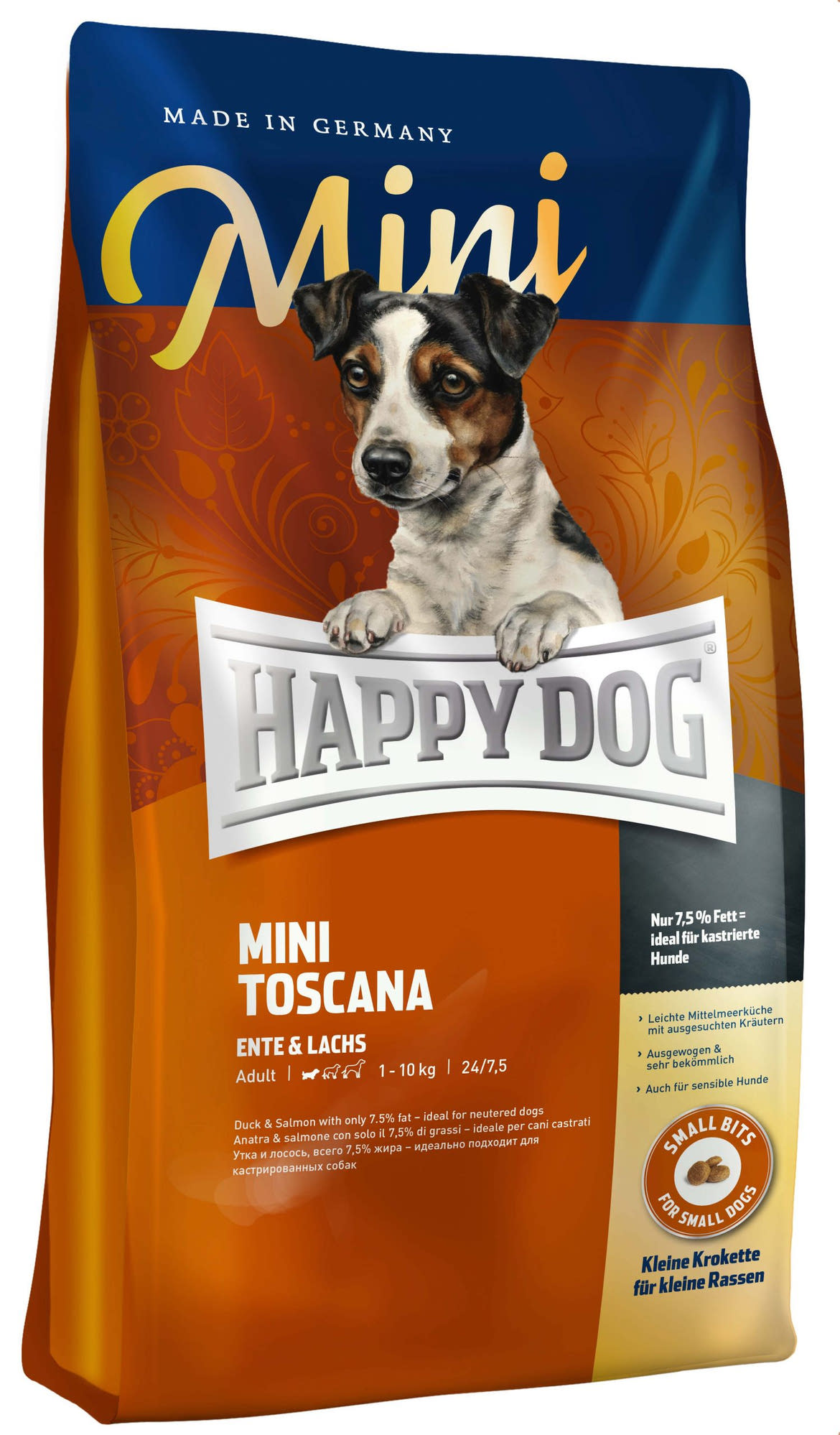 Happy Dog kutya szárazeledel mini Toscana