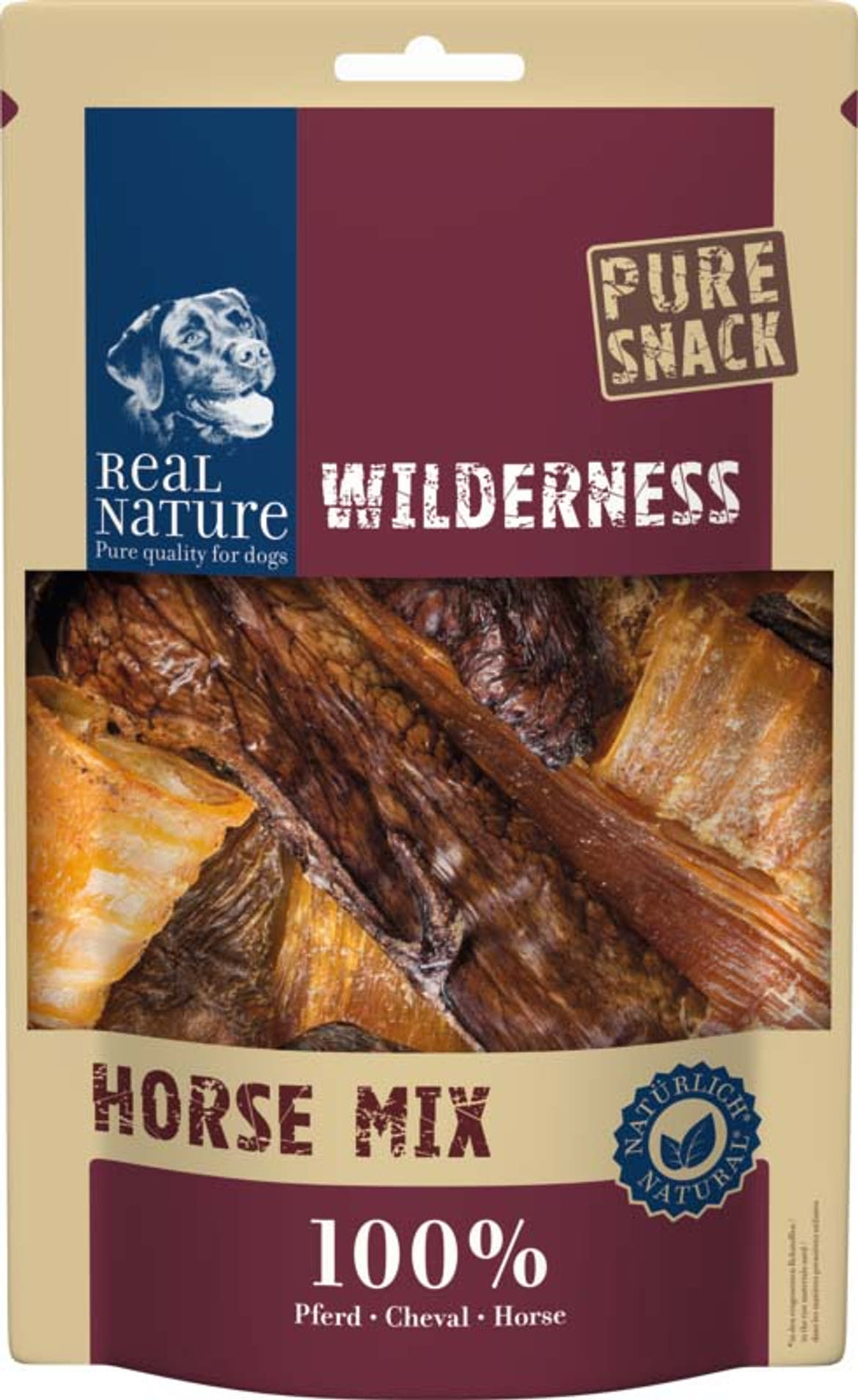 Real Nature Wilderness Pure Snack kutya jutalomfalat lóhús
