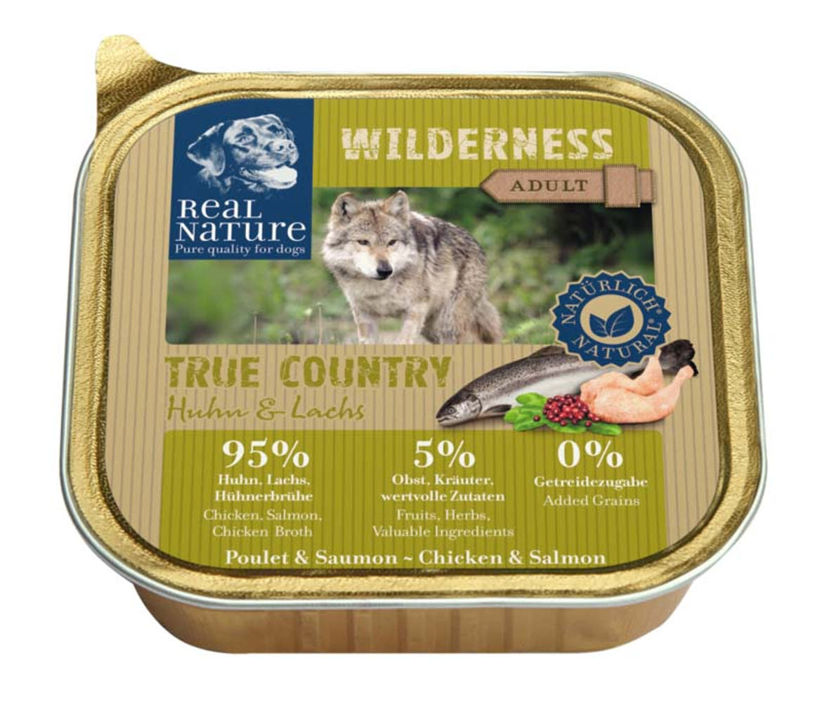 Real Nature Wilderness kutya tálka adult csirke&lazac