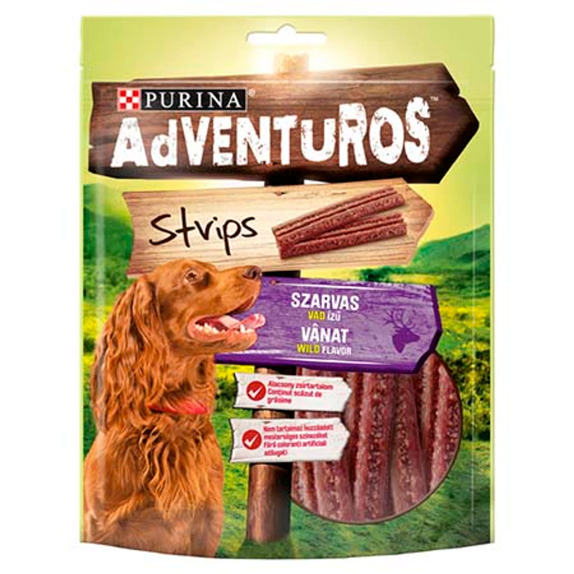 Adventuros Strips kutya jutalomfalat szarvas