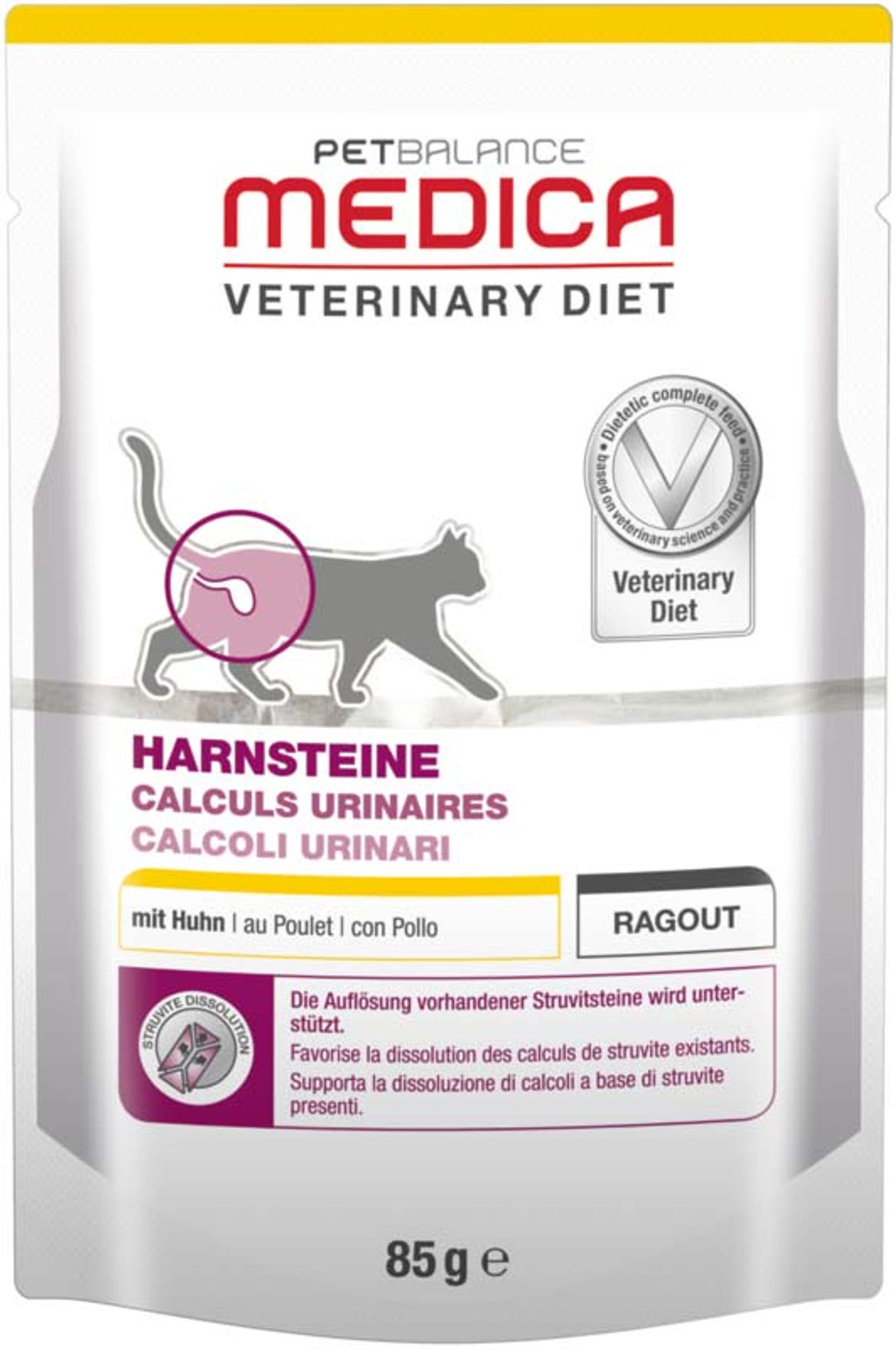 PetBalance Medica macska tasak húgykő elleni csirke