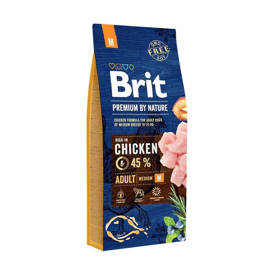 Brit Premium by Nature kutya szárazeledel medium adult
