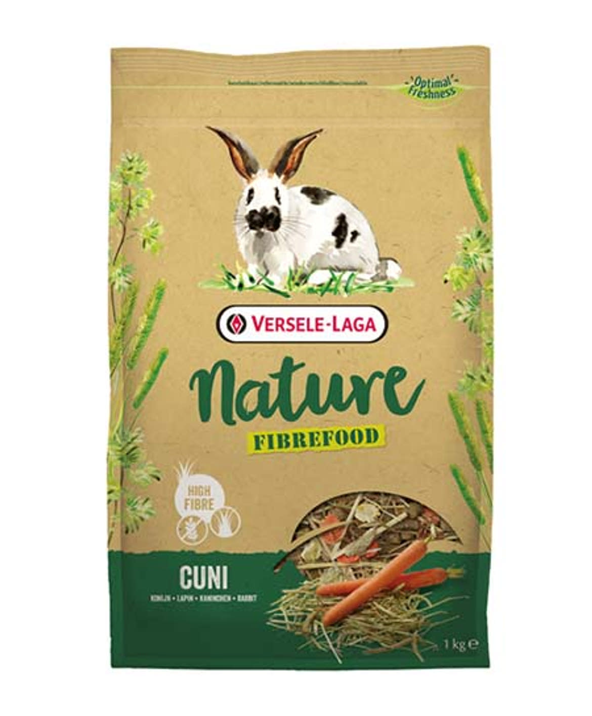 Versele-Laga Nature Cuni nyúleledel magas rosttartalmú