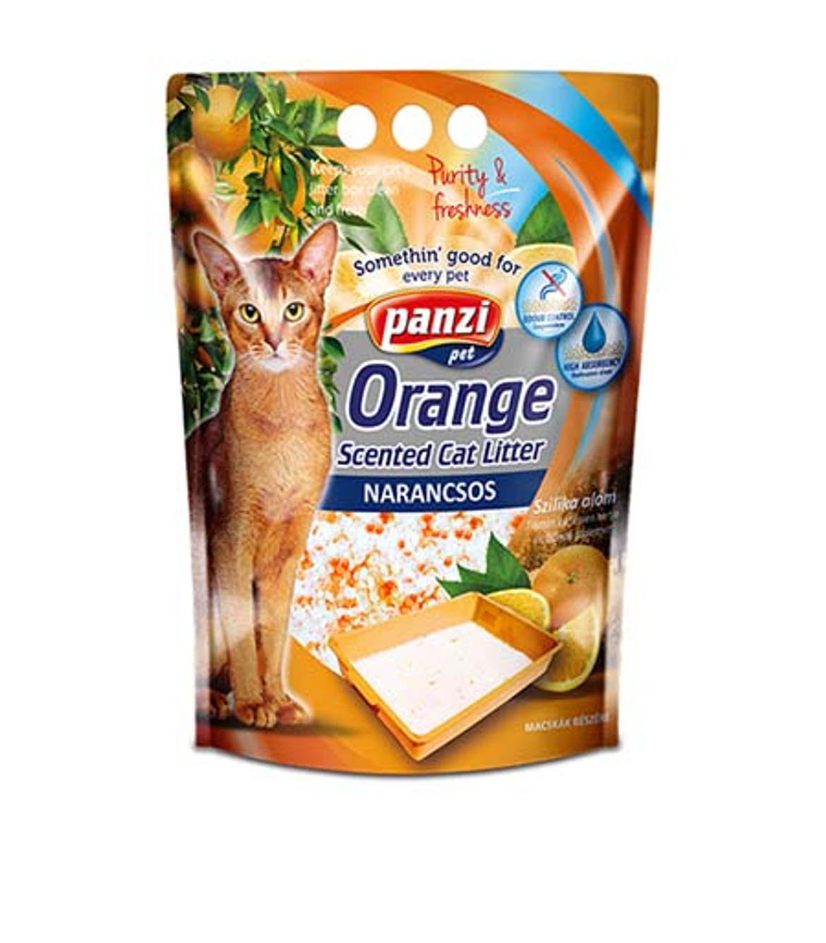 Panzi szilikonos macskaalom narancs illattal