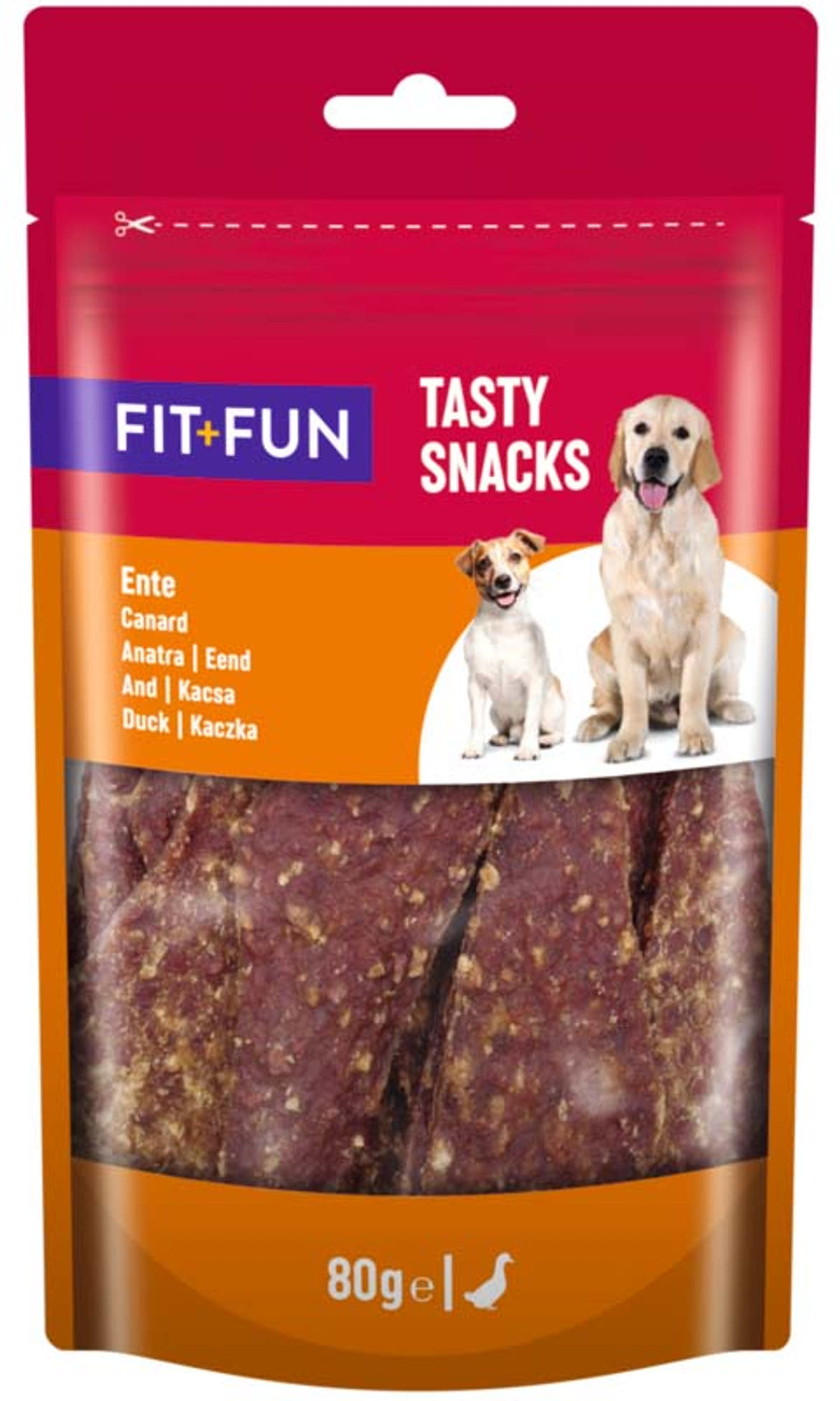 Fit+Fun Tasty Snack kutya jutalomfalat kacsa