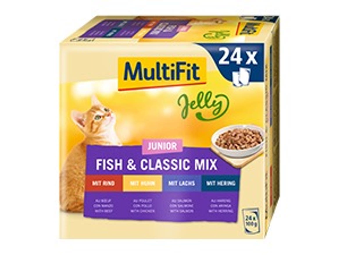MultiFit Jelly macska tasak MP junior halas 24x100g