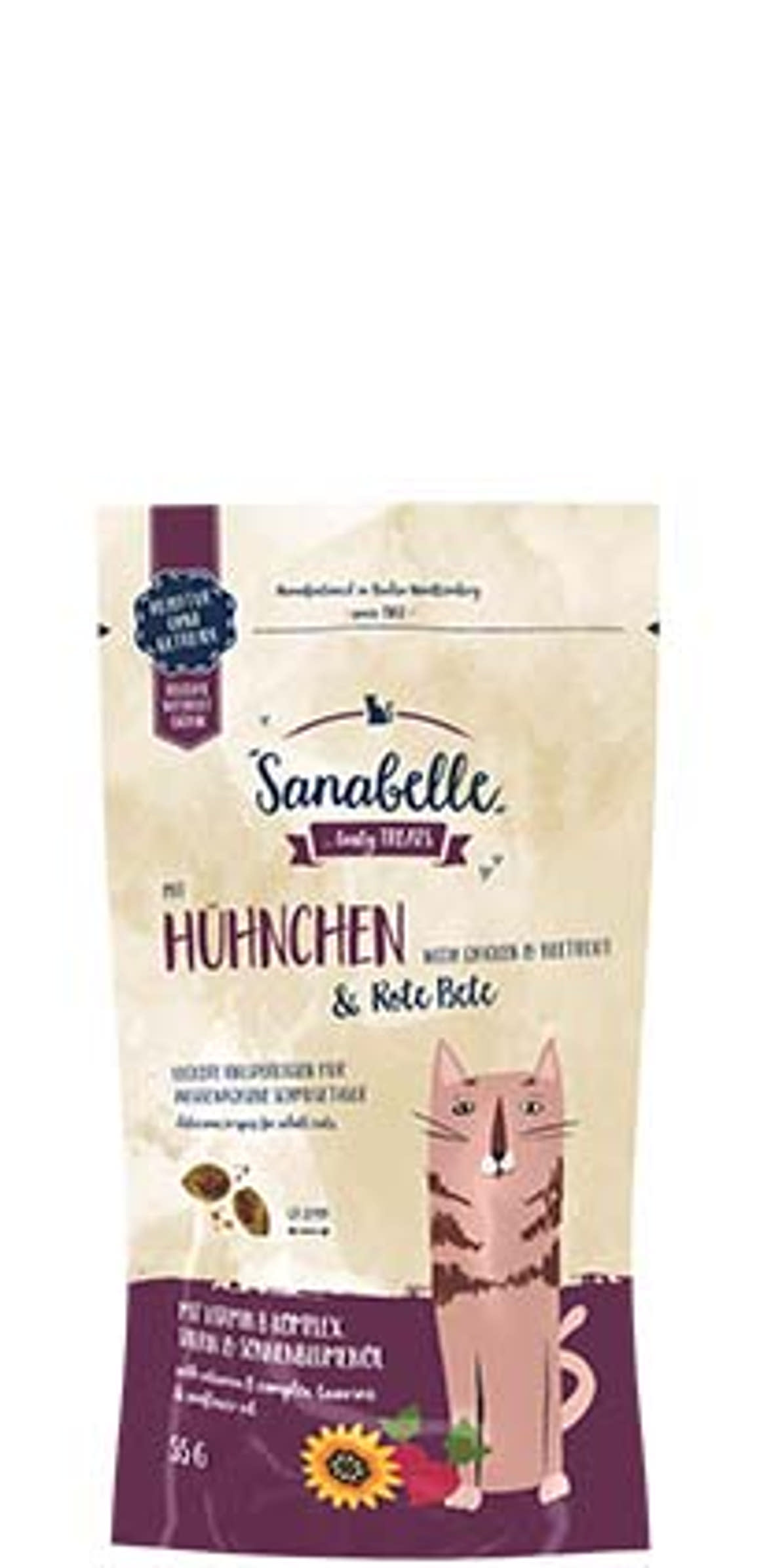 Sanabelle Tasty Treats macska jutalomfalat csirke& cékla