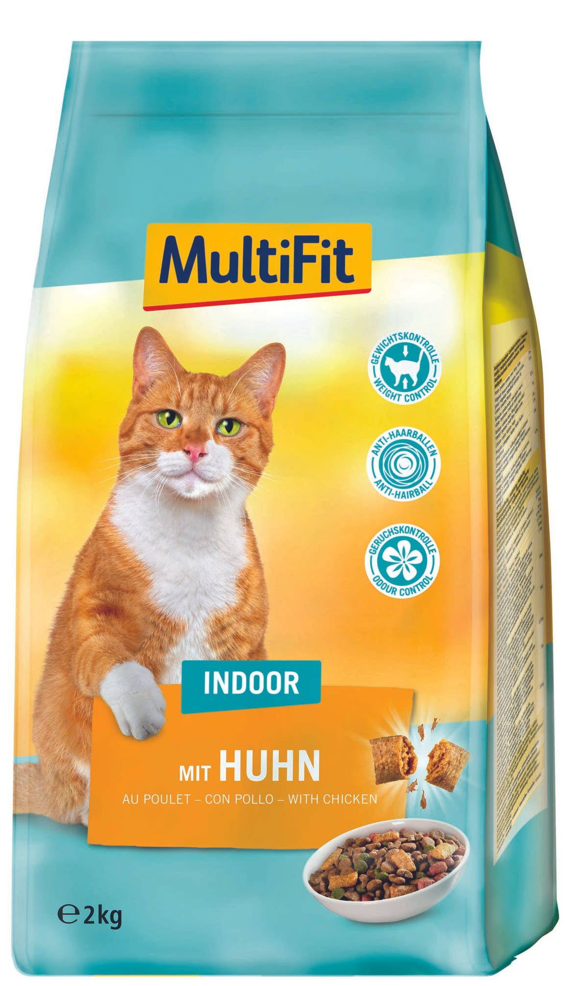 MultiFit száraz macskaeledel indoor csirke
