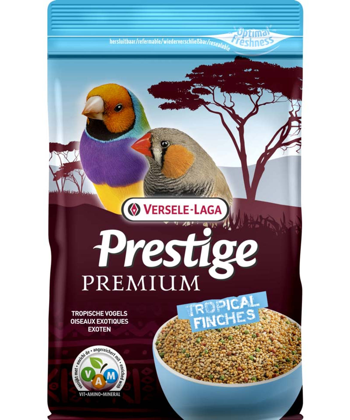 Versele-Laga Prestige Premium madáreledel trópusi pintynek