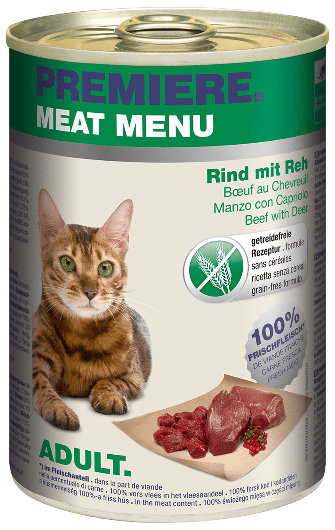 Premiere Meat Menu macska konzerv adult marha&őz