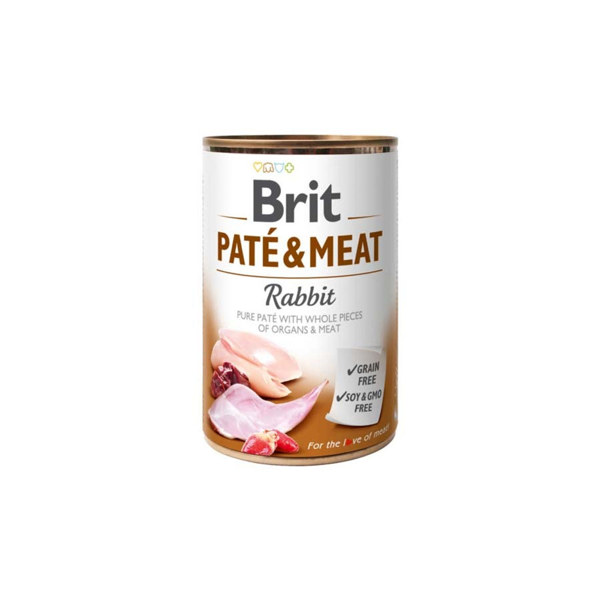 Brit Paté & Meat kutya konzerv nyúl