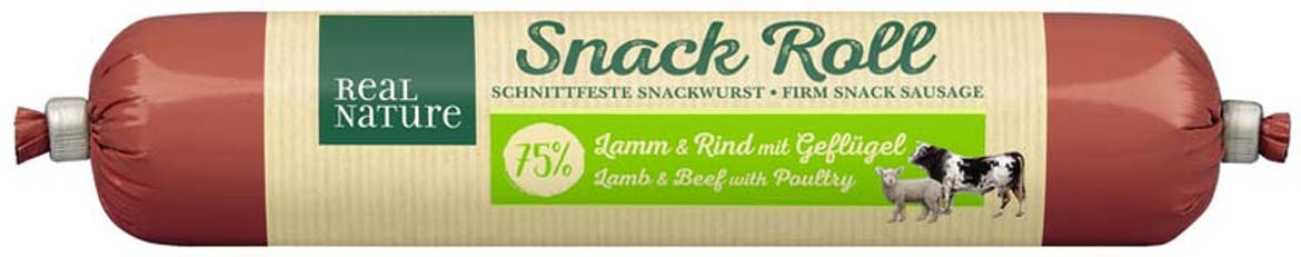 Real Nature Snack Roll kutya jutalomfalat bárány& marha& szárnyas
