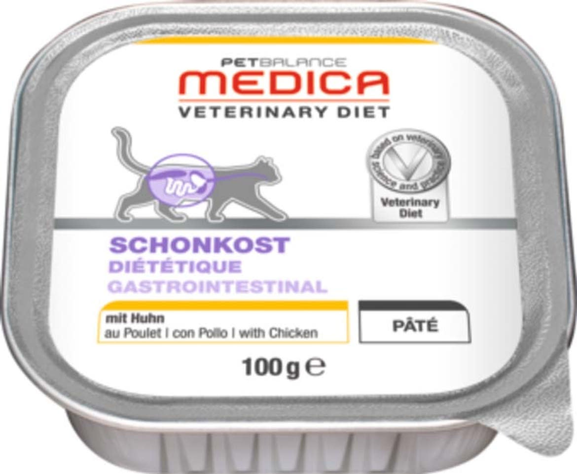 PetBalance Medica macska tálka emésztőrendszeri problémákra csirke