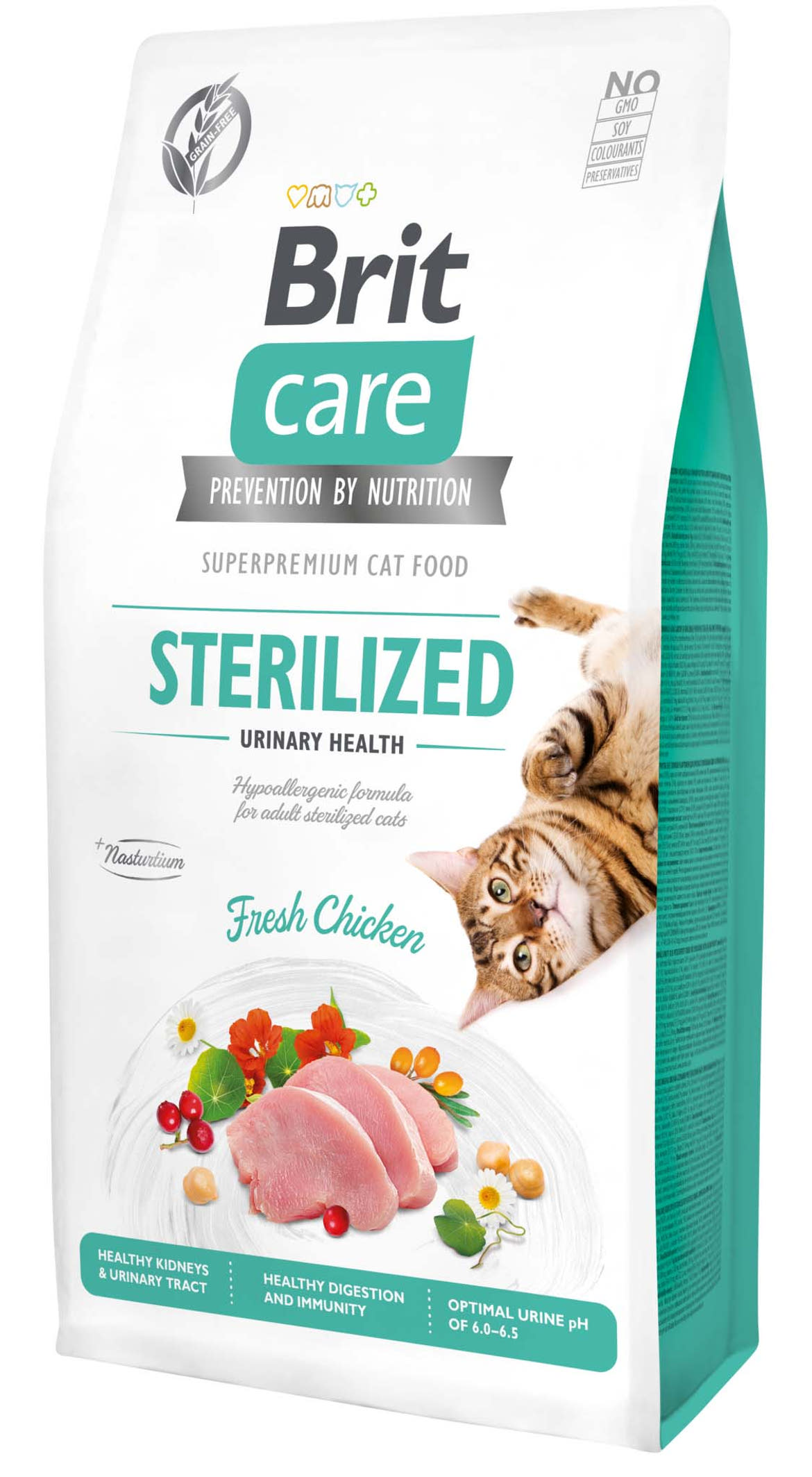 Brit Care Cat Grain-Free száraz macskaeledel steril urinary