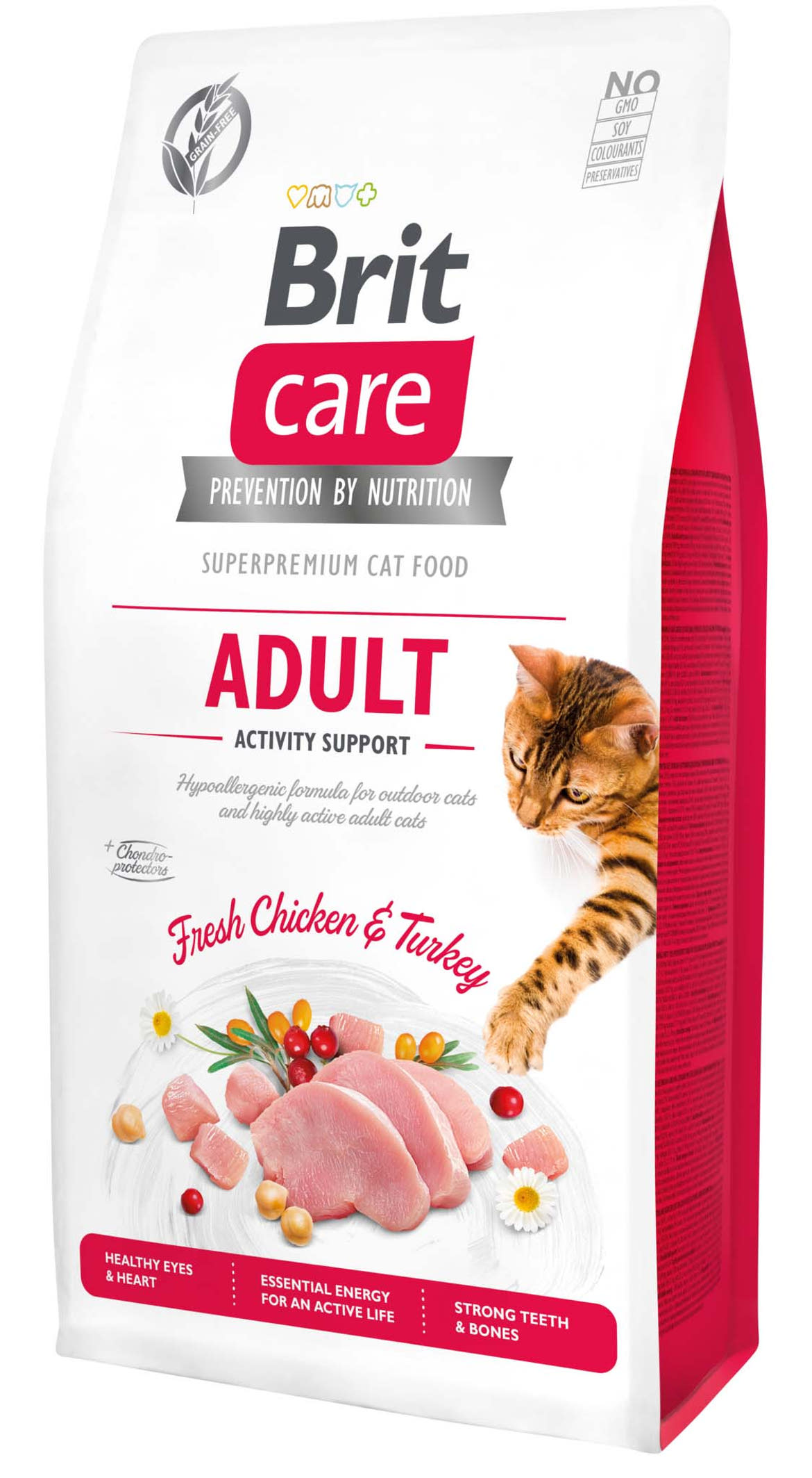 Brit Care Cat Grain-Free száraz macskaeledel adult active