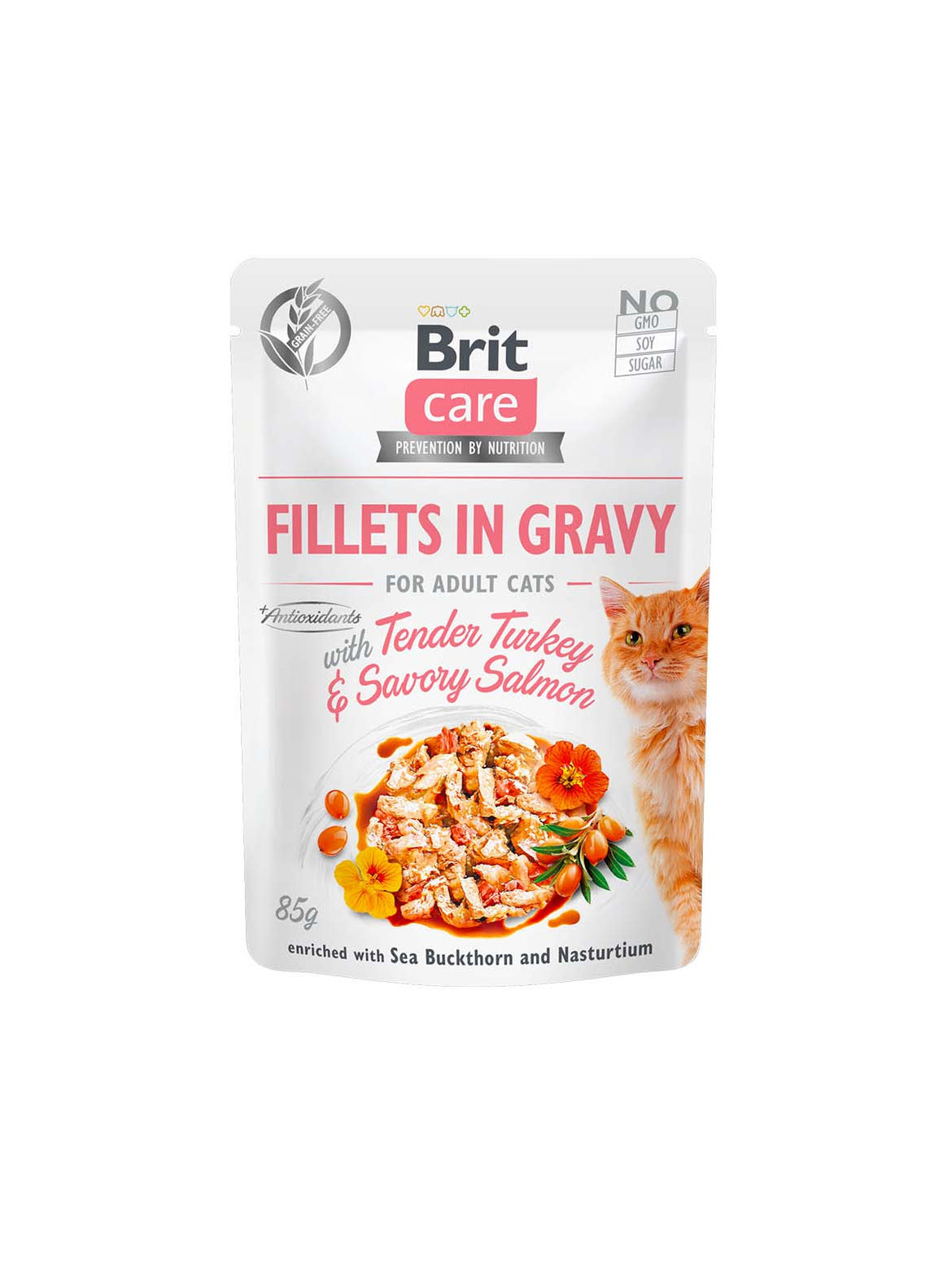 Brit Care macska tasak adult pulyka&lazac