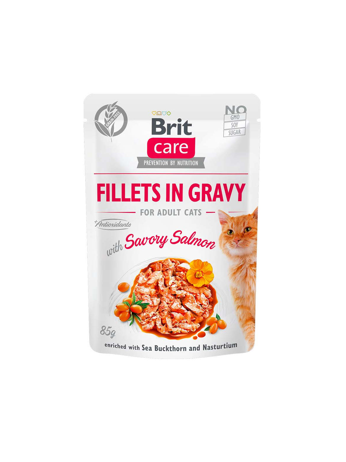 Brit Care macska tasak adult gravy lazac