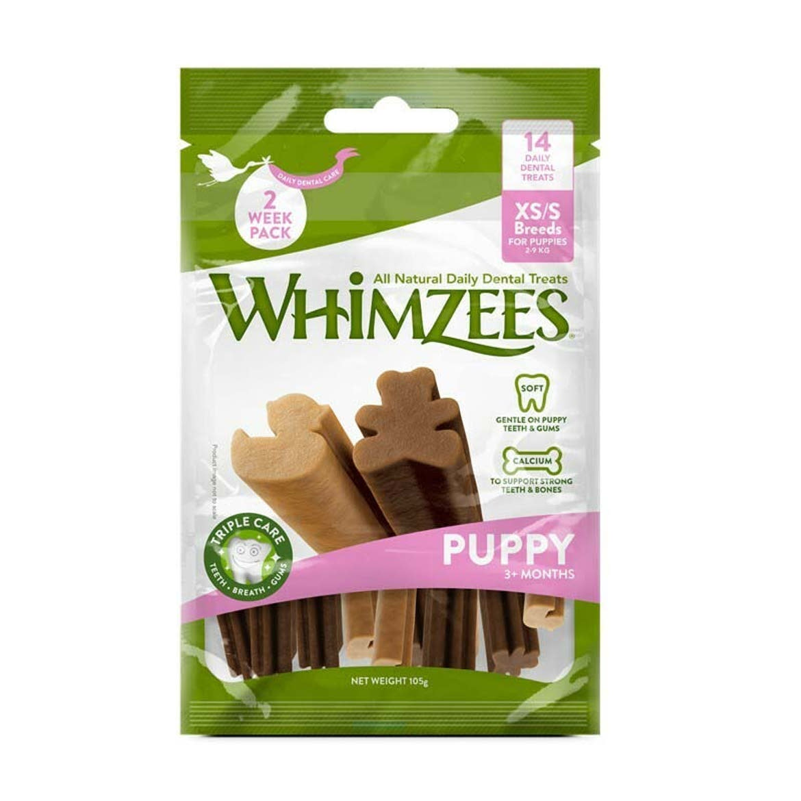 WHIMZEES dental kutya jutalomfalat puppy XS/S