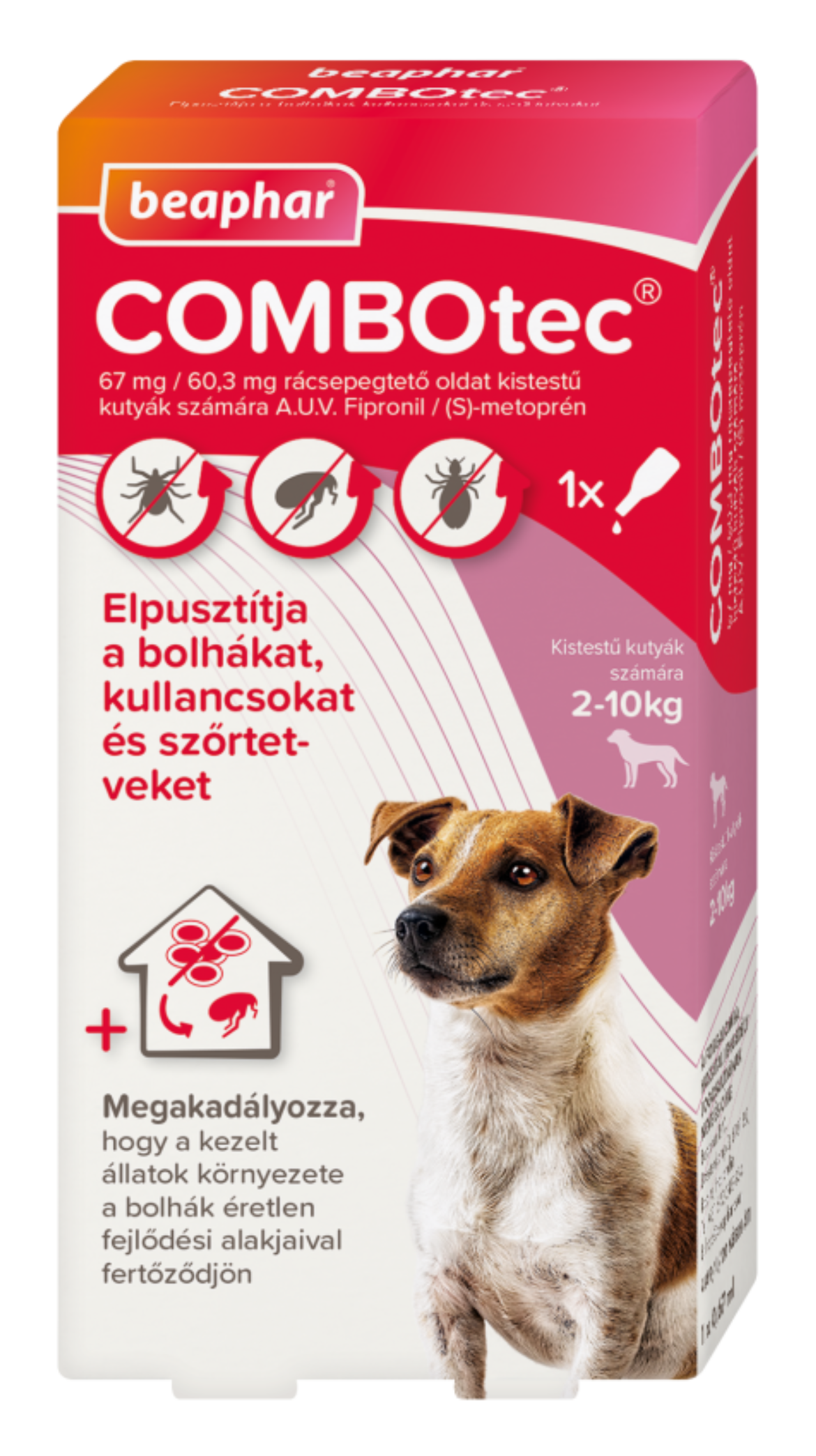 COMBOtec spot on kutya 2-10kg 1x0,67ml