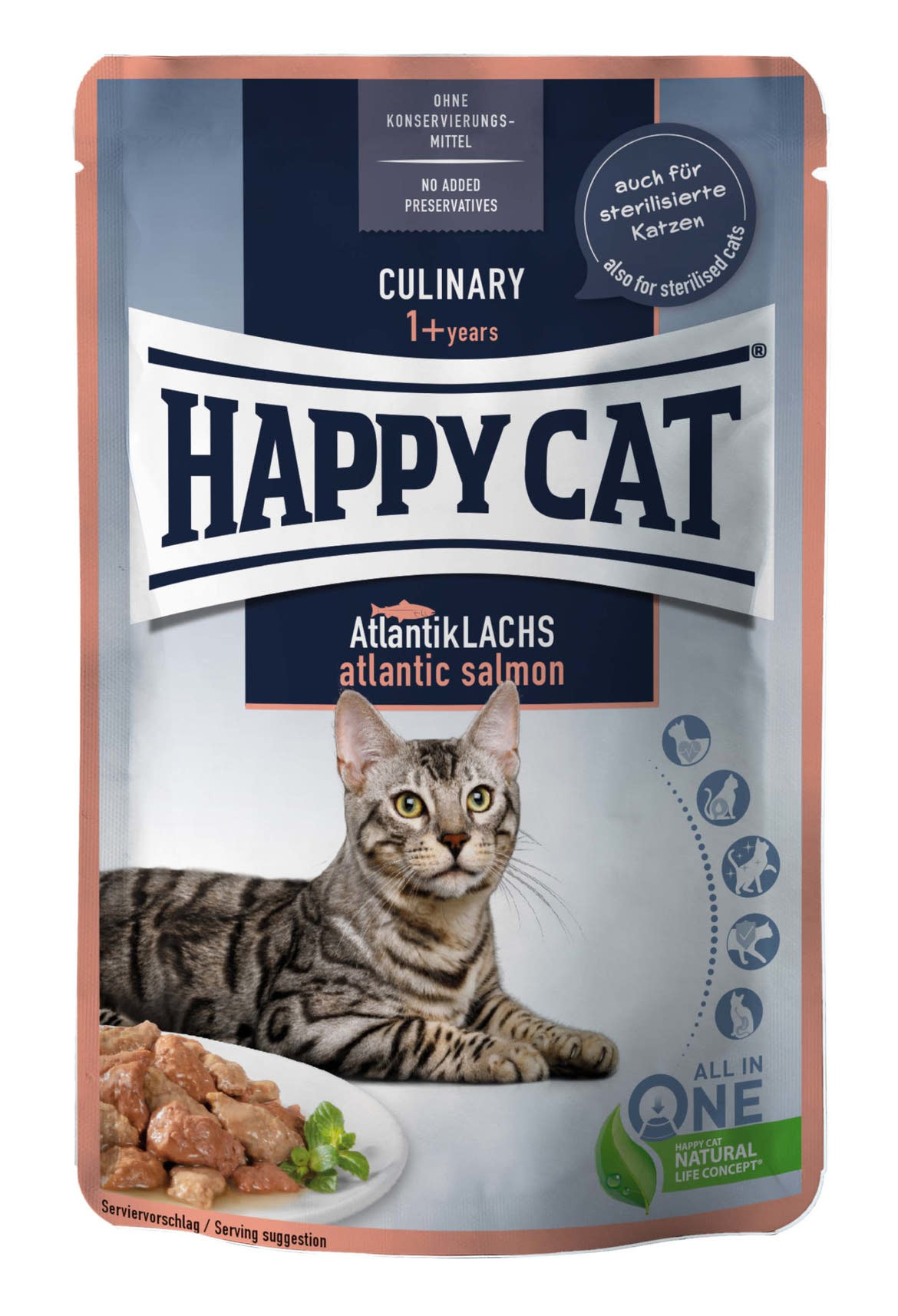 Happy Cat Culinary macska tasak lazac